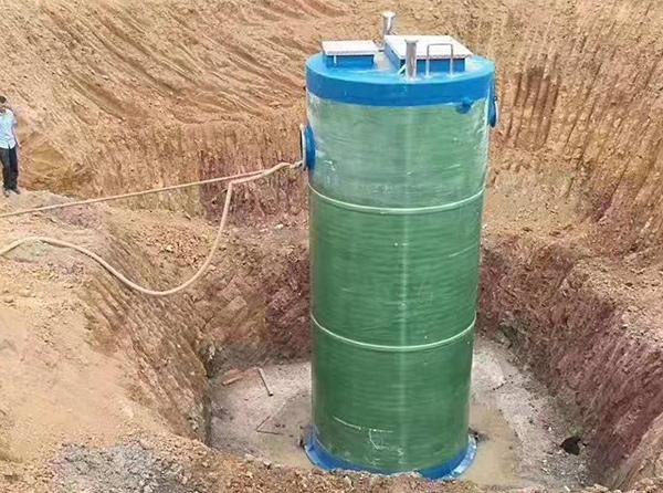 喀什地区一体化提升泵安装展示